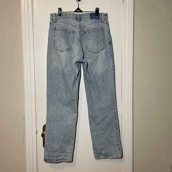 ABERCROMBIE & Fitch Ultra High Rise 90s Straight Jean size 28 - Picture 7 of 10